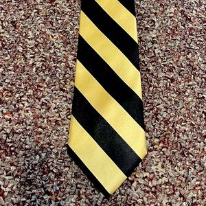Vegas Gold and Black Manzini Collection Tie